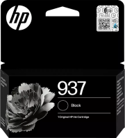 Original HP 937 Schwarz 4S6W5NE Druckerpatrone (~1450...