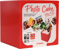 Original Canon PG-540 + CL-541 Doppelpack Druckerpatronen + Photo Cube +...