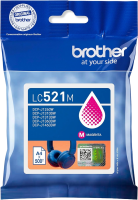 Original Brother LC-521M Magenta Druckerpatrone (~500 Seiten)