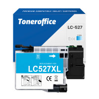 Kompatibel zu Brother LC-527 XL C Cyan Druckerpatrone...