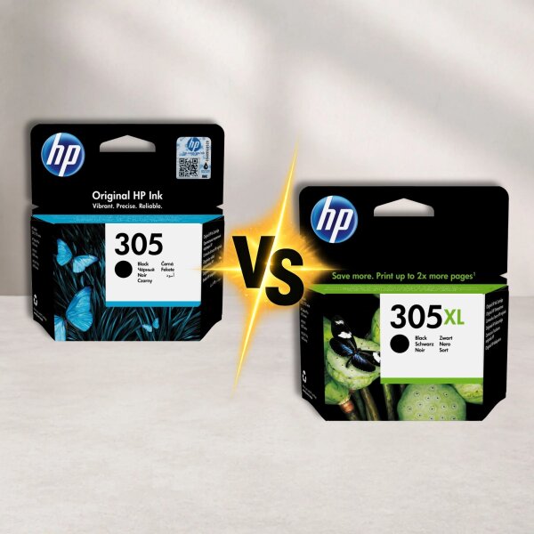 HP 305 vs HP 305XL – Unterschiede bei Reichweite und Kosten