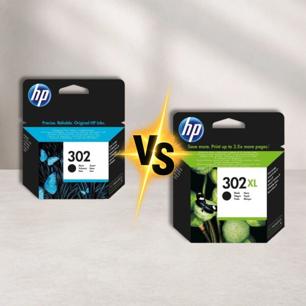 HP 302 vs HP 302XL – Unterschiede bei Reichweite und Kosten