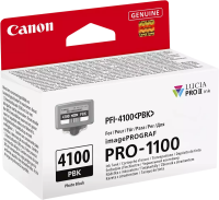 Original Canon PFI-4100 PBK Schwarz hell 6777C001 Tintenpatrone (80ml)