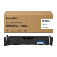 HP 220X W2201X Premium Recycling-Toner Cyan (ca. 5.500...