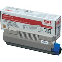 Original Oki 43865708 Toner Schwarz (~8000 Seiten)